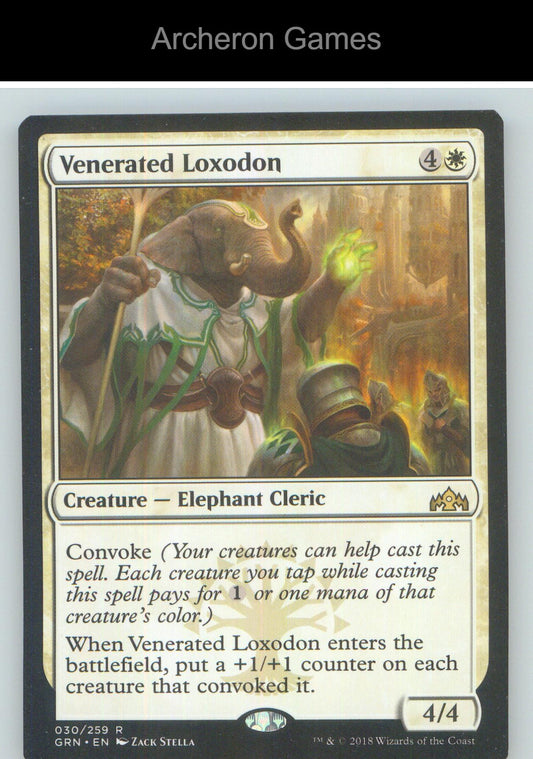 Venerated Loxodon GRN 30 R MTG Card NM/EX+