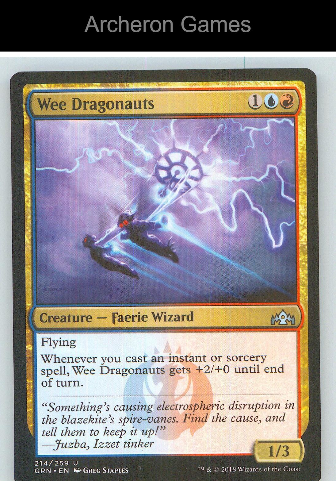 Wee Dragonauts GRN 214 UC MTG Card NM/EX+