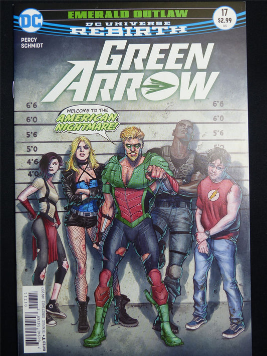 GREEN Arrow #17 Rebirth - DC Comic #3VK