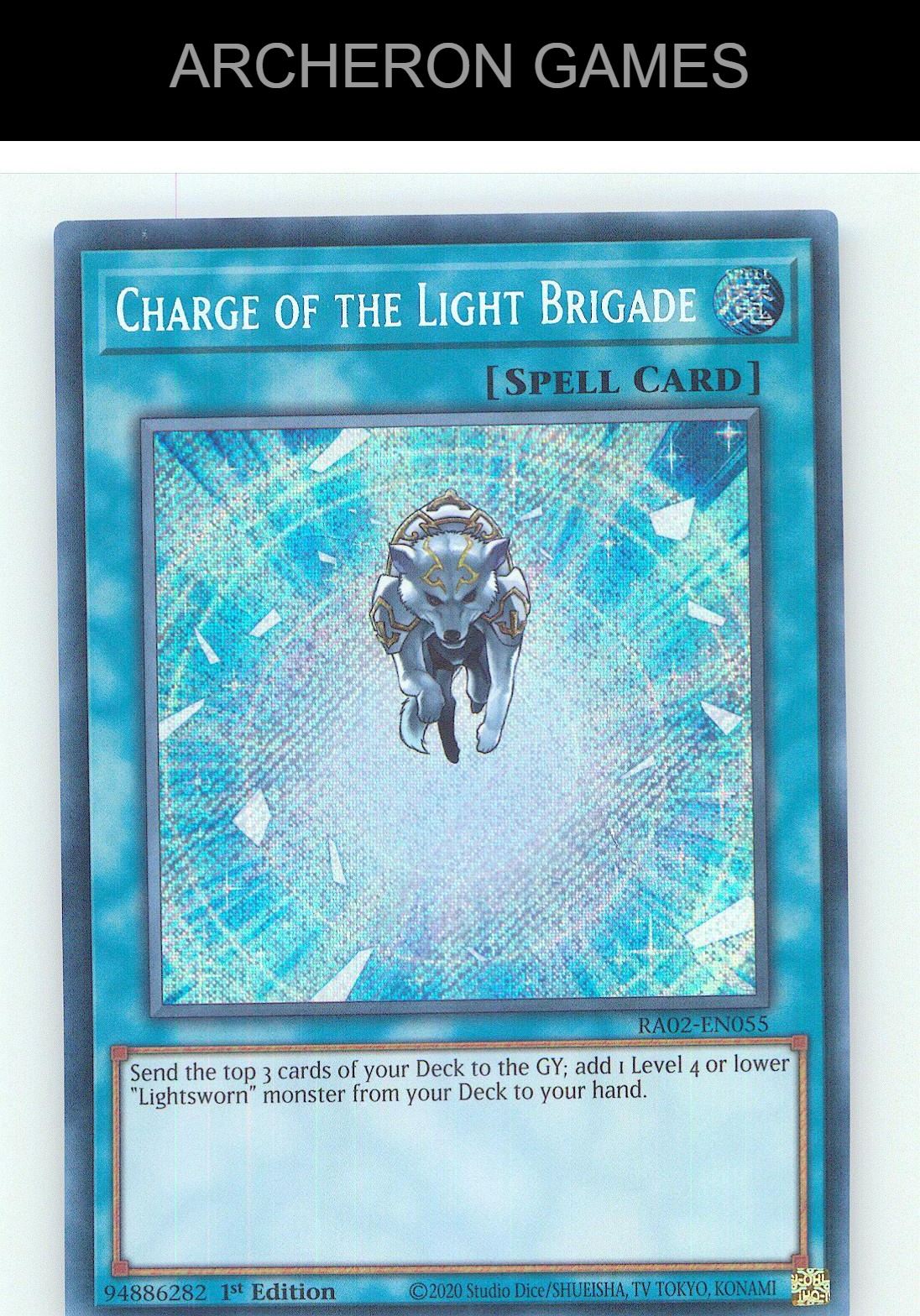 Charge of the Light Brigade (Secret Rare) SEC YUGIOH Card 1st Edition