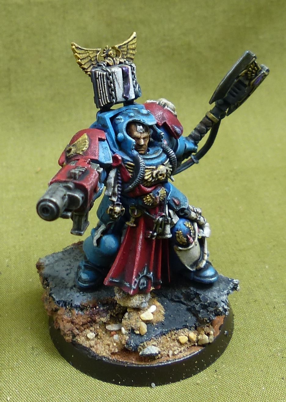 Librarian in Terminator Armour painted - Space Marines - Warhammer 40K #5BW
