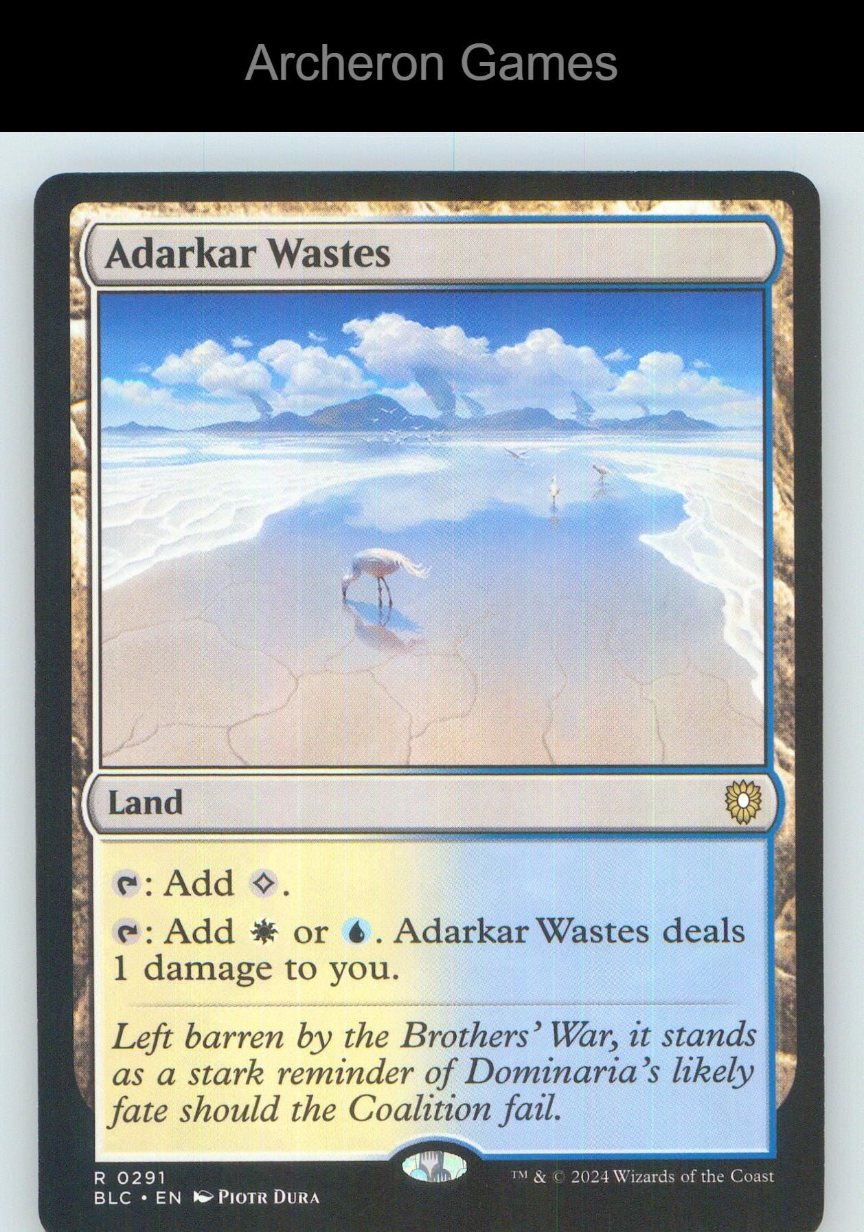 Adarkar Wastes BLC 291 R MTG Card NM/EX+