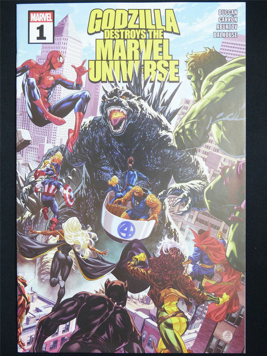 GODZILLA Destroys the Marvel Universe #1 - Marvel Comic #3CZ