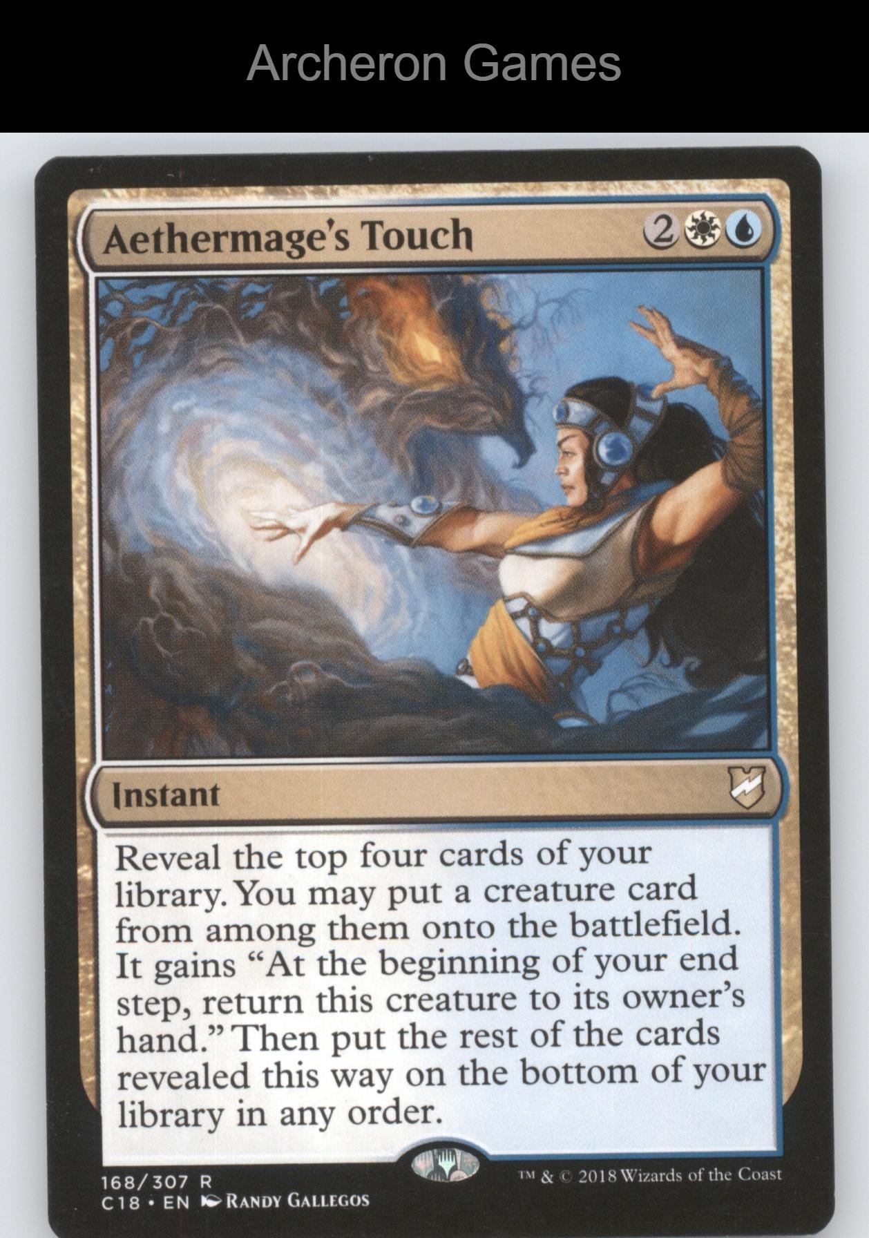 Aethermage's Touch 168 R MTG Card Commander 2018