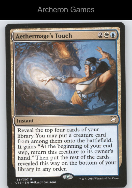 Aethermage's Touch 168 R MTG Card Commander 2018
