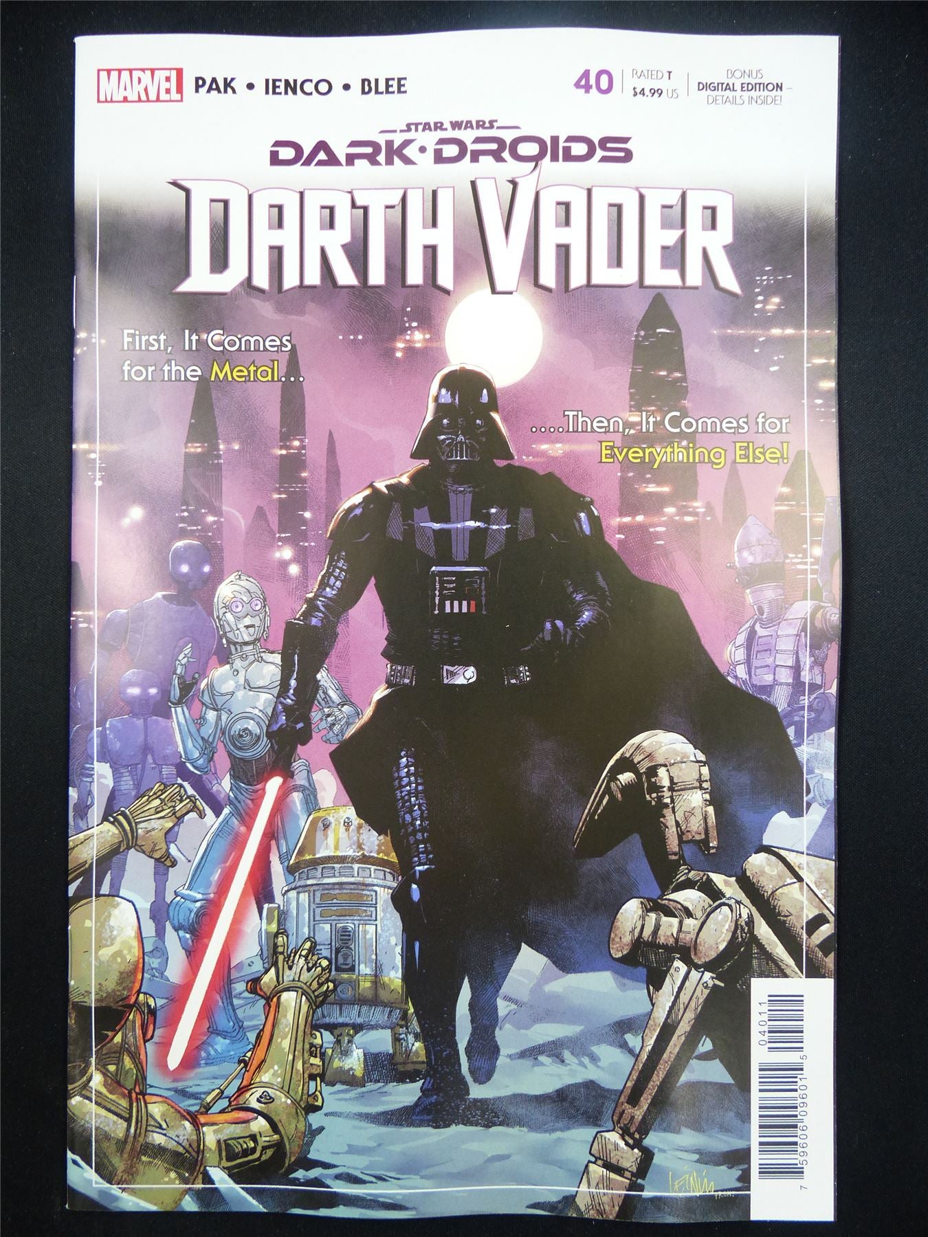 STAR Wars: Darth Vader #40 - Jan 2024 Marvel Comic #I5