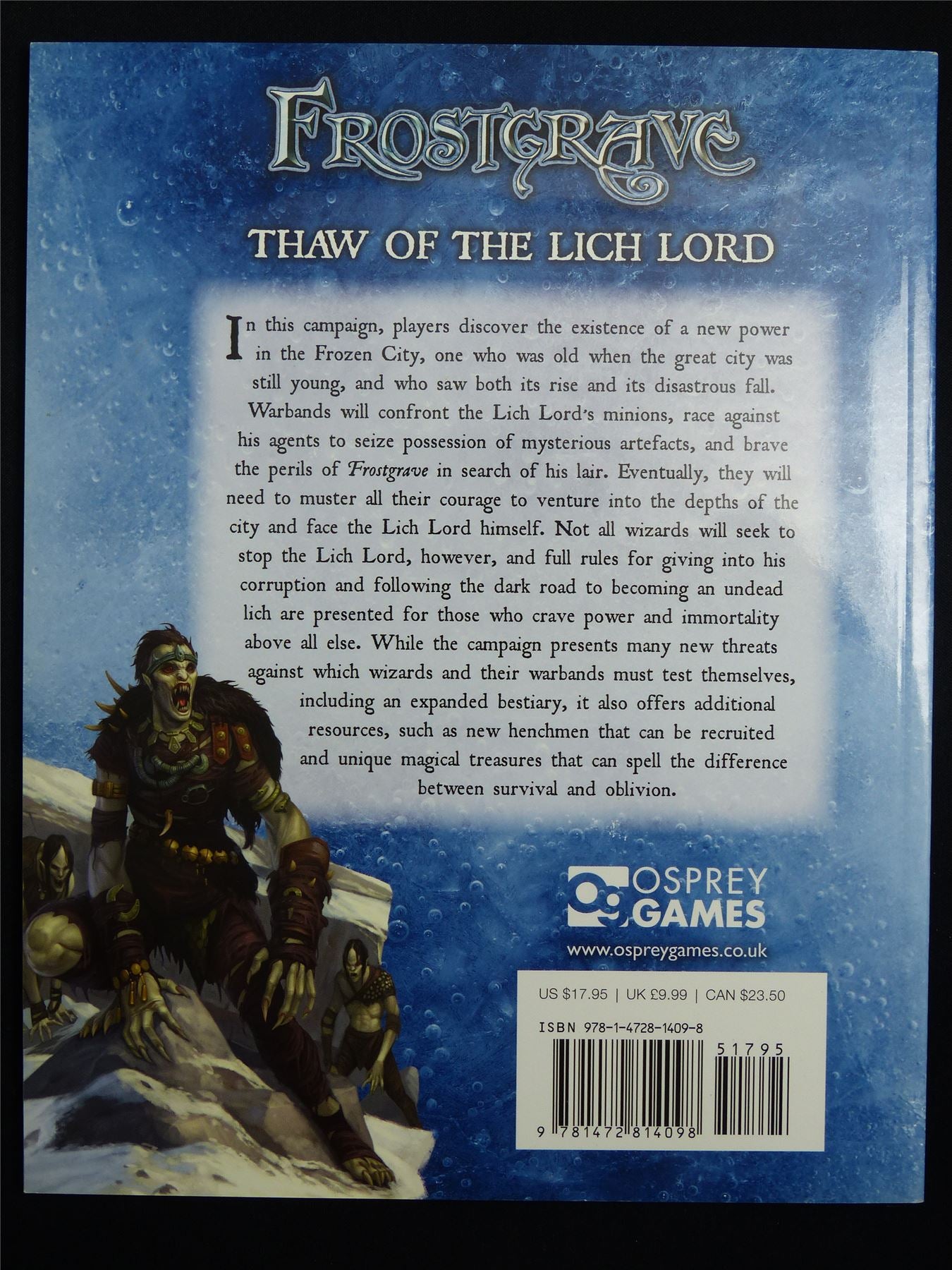 Thaw of the Lich Lord: Frostgrave - Book Softback #MN