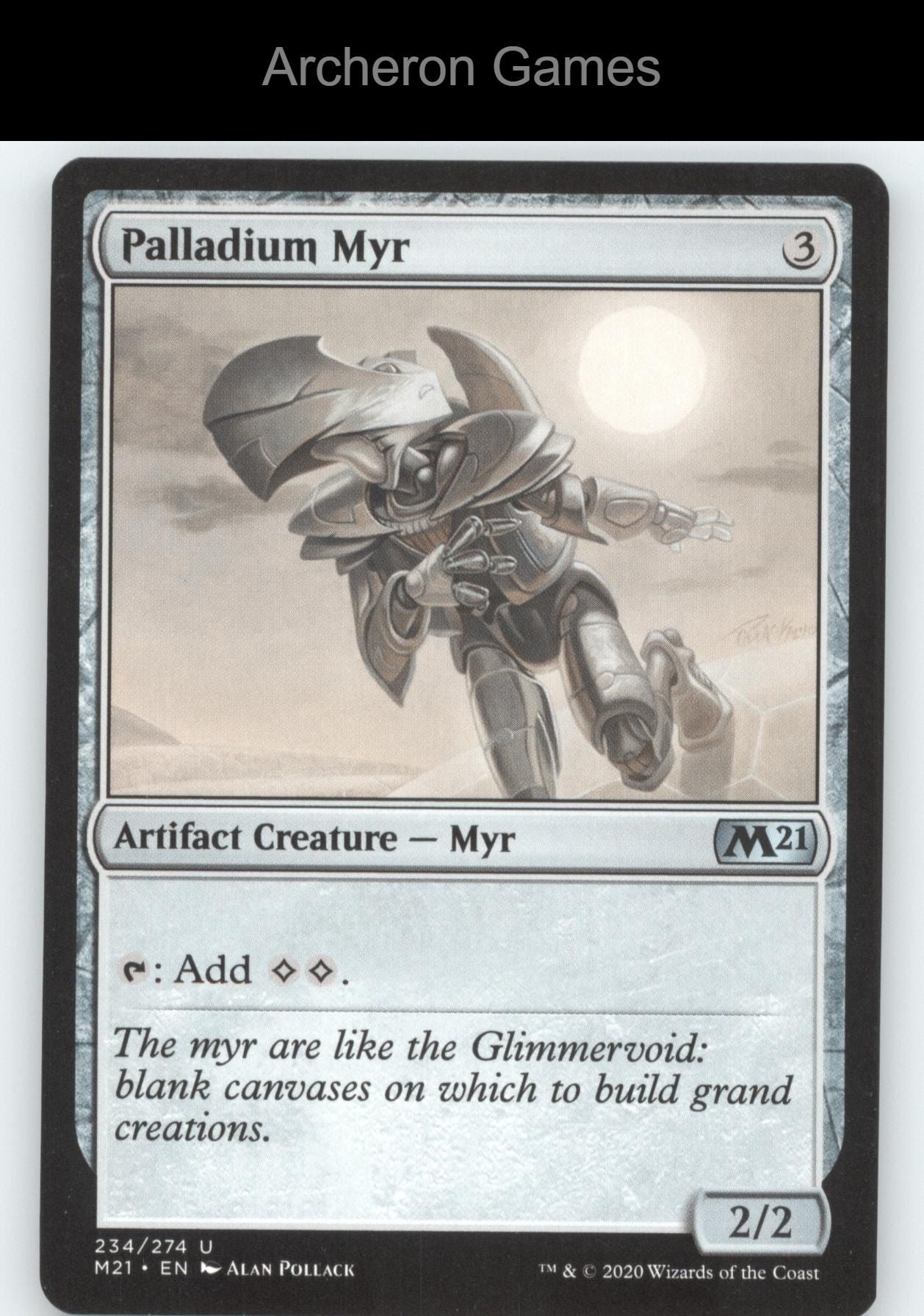 Palladium Myr 234 UC MTG Card Core Set 2021