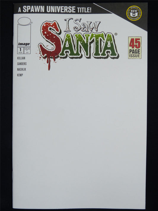 SPAWN Special: I Saw Santa #1 Blank Cvr - Nov 2025 Image Comic #6PG