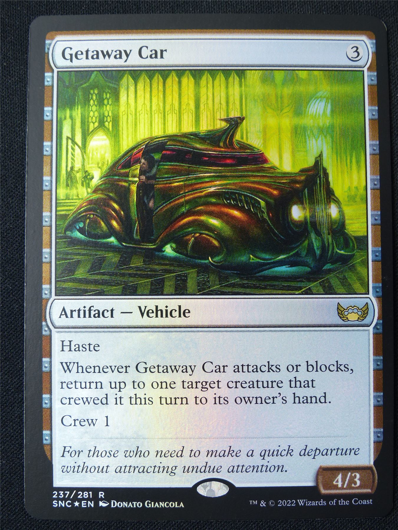 Getaway Car Foil - SNC - Mtg Card #29Y