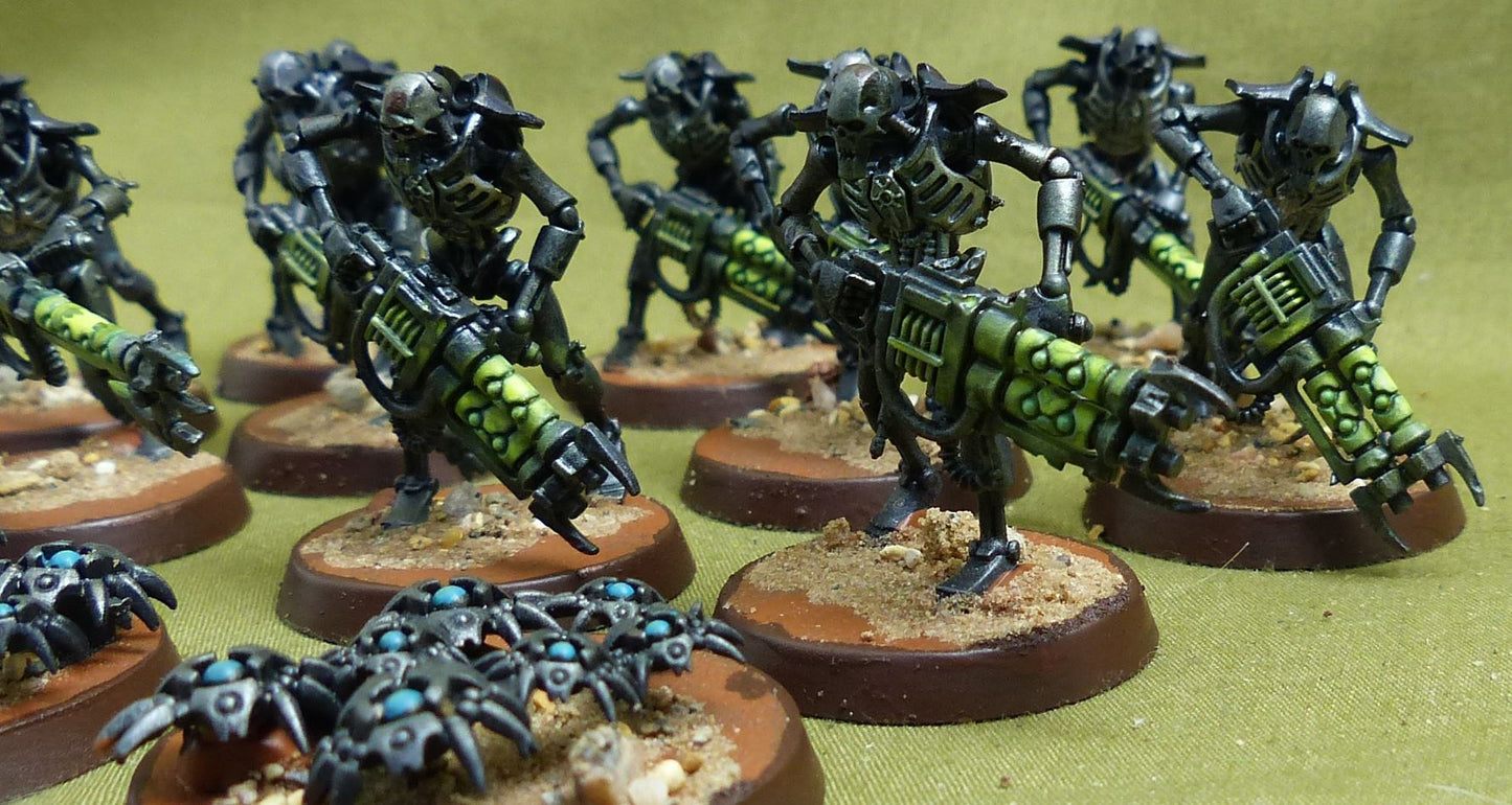 Necron Warriors painted - Necrons - Warhammer 40K #408