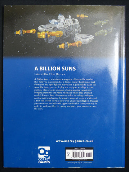 A Billion Suns: Wargaming Rulebook - Osprey Wargames 26 Softback #DD