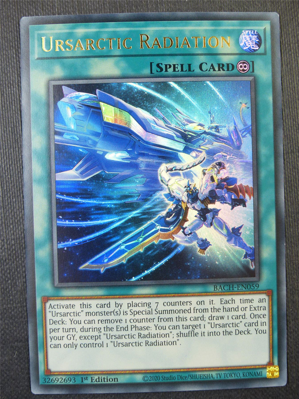 Ursarctic Radiation BACH Ultra Rare - 1st ed Yguoh Card #73I