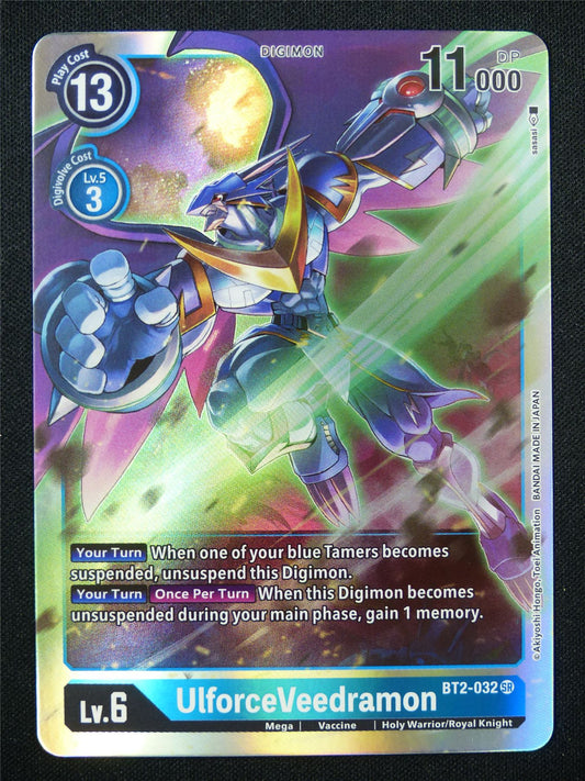 UlforceVeedramon BT2-032 SR - Digimon Card #38V