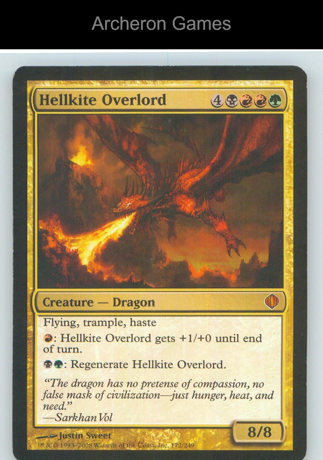Hellkite Overlord PLST 172/249 Mythic MTG Card NM/EX+