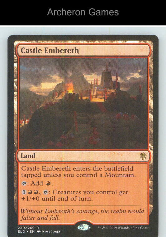 Castle Embereth ELD 239 R MTG Card NM/EX+