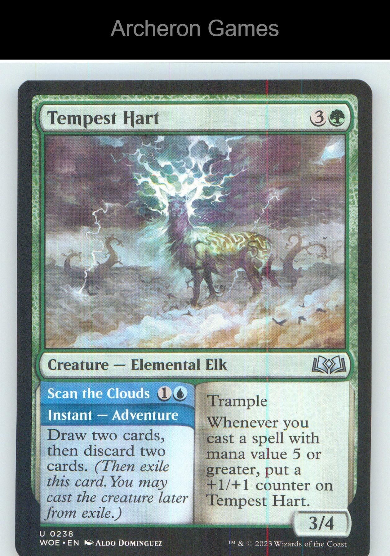 Tempest Hart WOE 238 UC MTG Card NM/EX+
