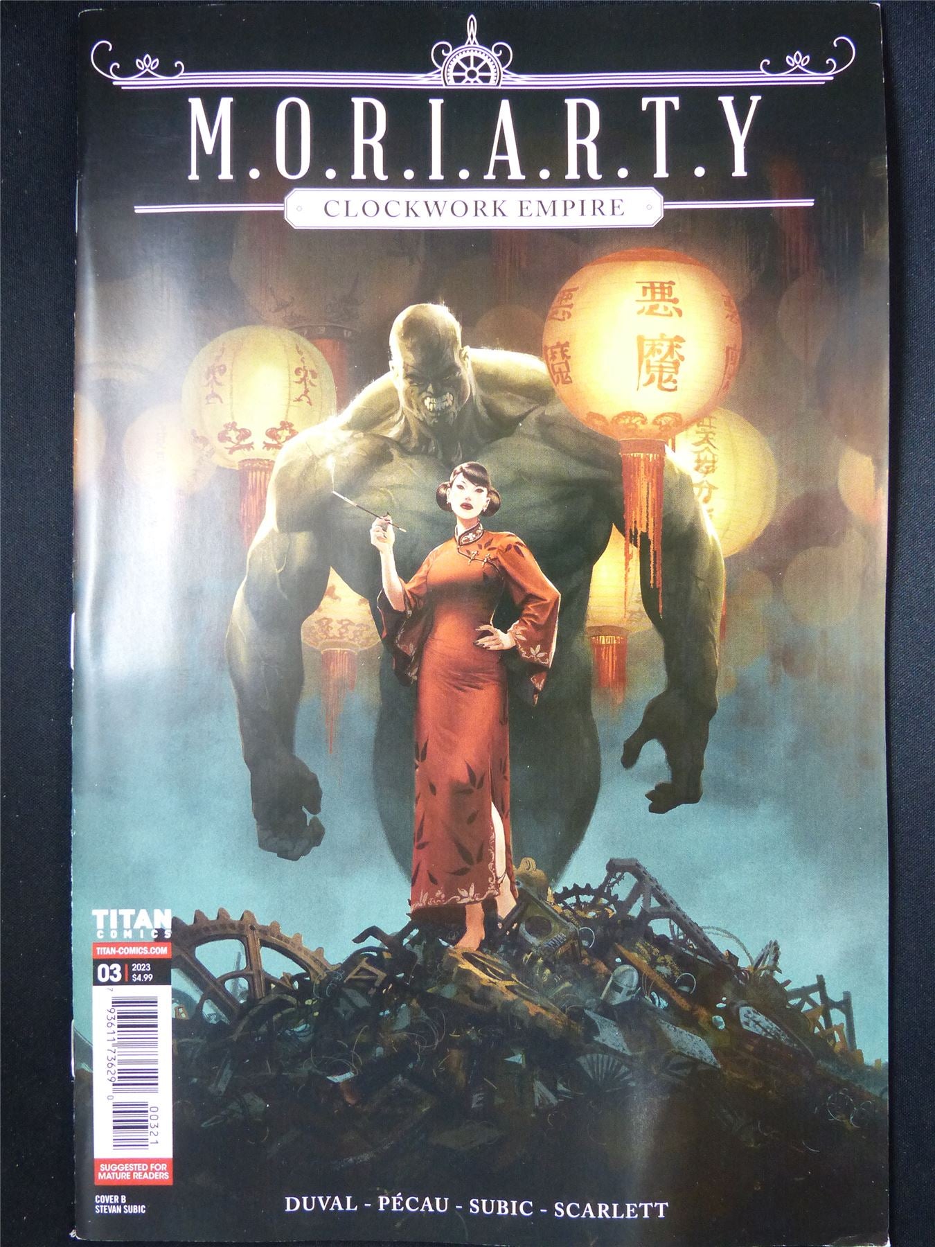 MORIARTY Clockwork Empire #3 Cvr B - Apr 2023 Titan Comic #2AZ