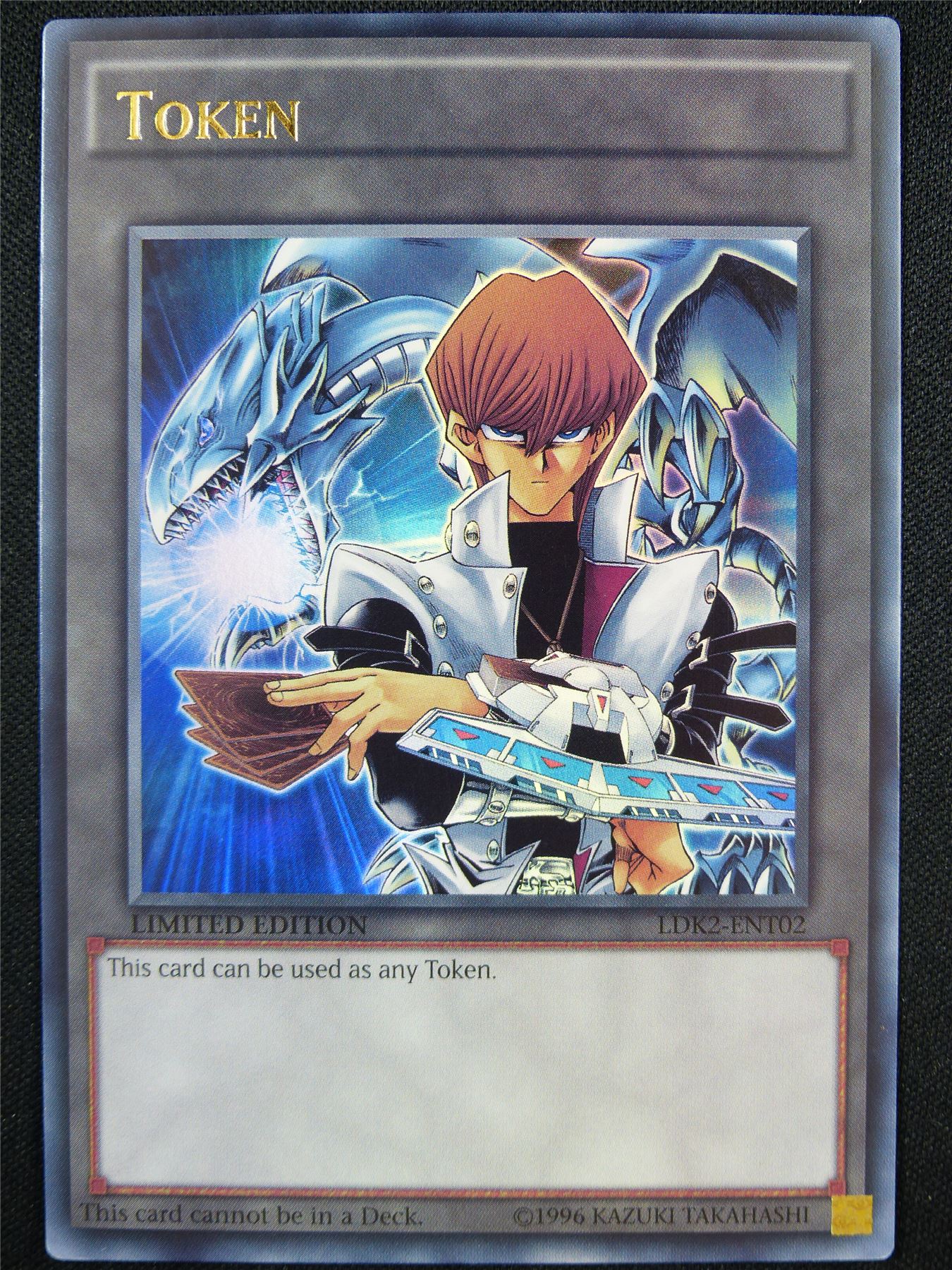 Kaibu & Blue-Eyes Token LDK2 Ultra Rare - lim ed Yugioh Card #26O