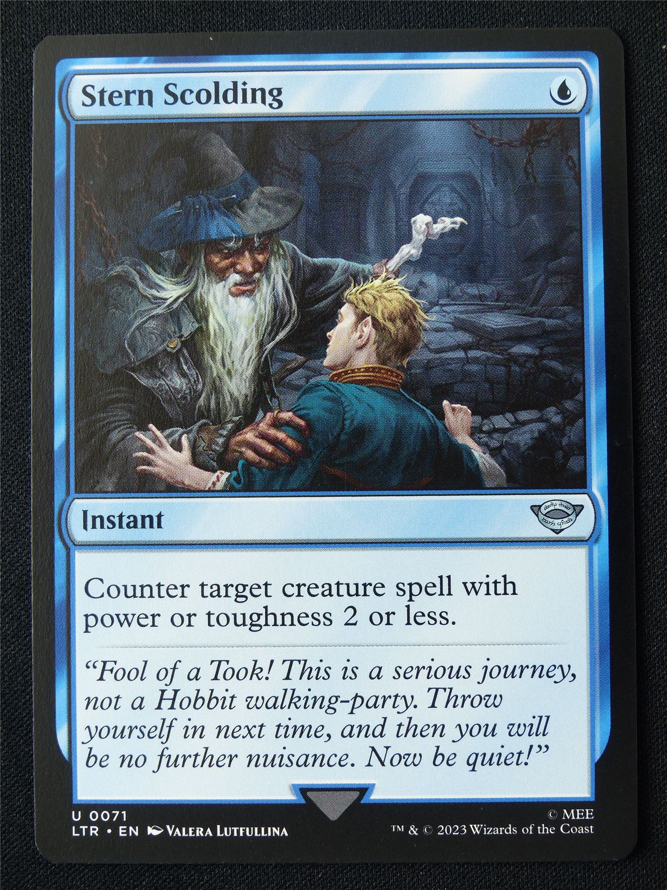 Stern Scolding - LTR - Mtg Card #9N