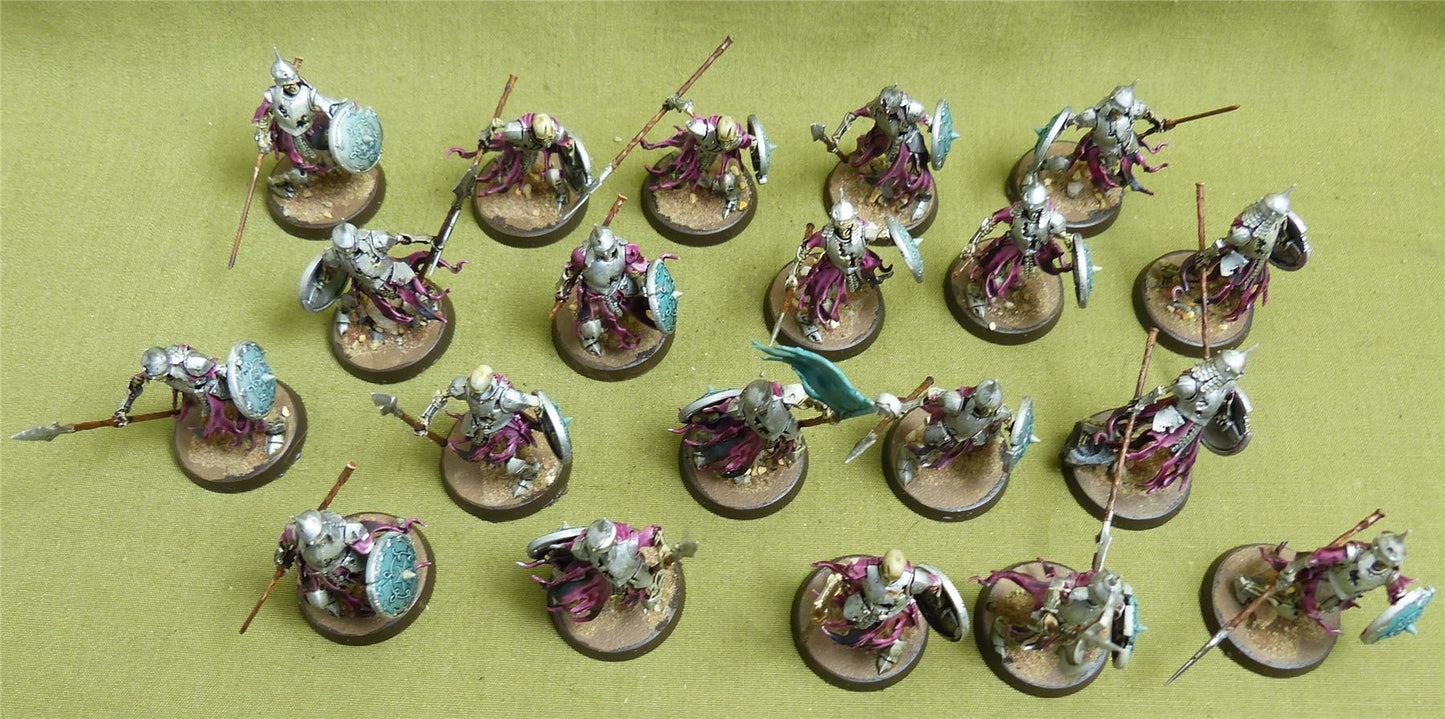 Deathrattle Skeletons painted - Soulblight Gravelords - Warhammer AoS #4A1
