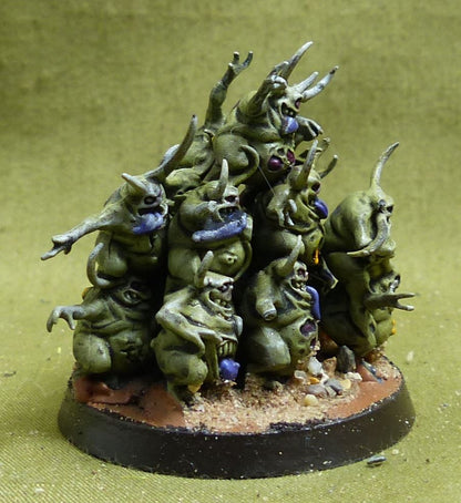 Nurglings set of 1 painted - Chaos Daemons - Warhammer 40K #5CB