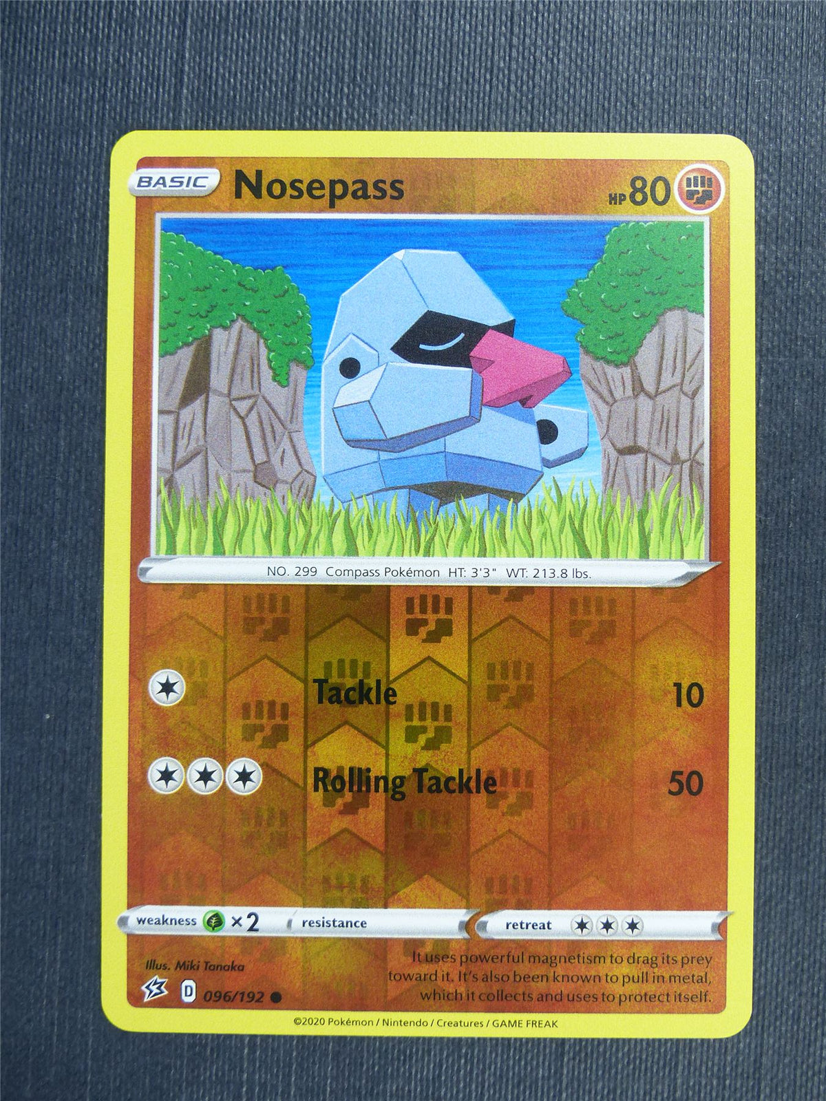 Nosepass 096/192  Holo - RCL - Pokemon Card #3JH