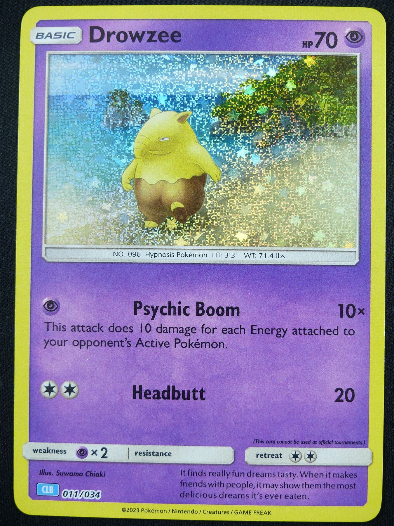 Drowzee 011/034 Holo CLB - Classic Pokemon Card #4CB