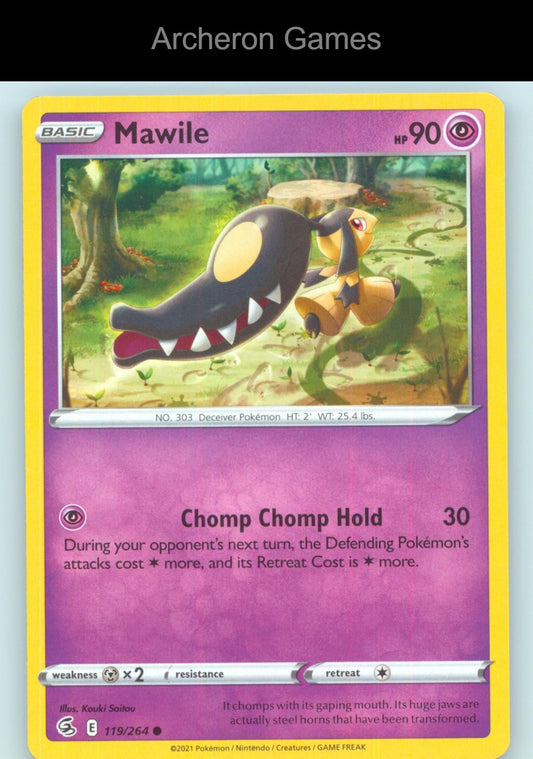 Pokemon Card Mawile FST 119/264 C Fusion Strike