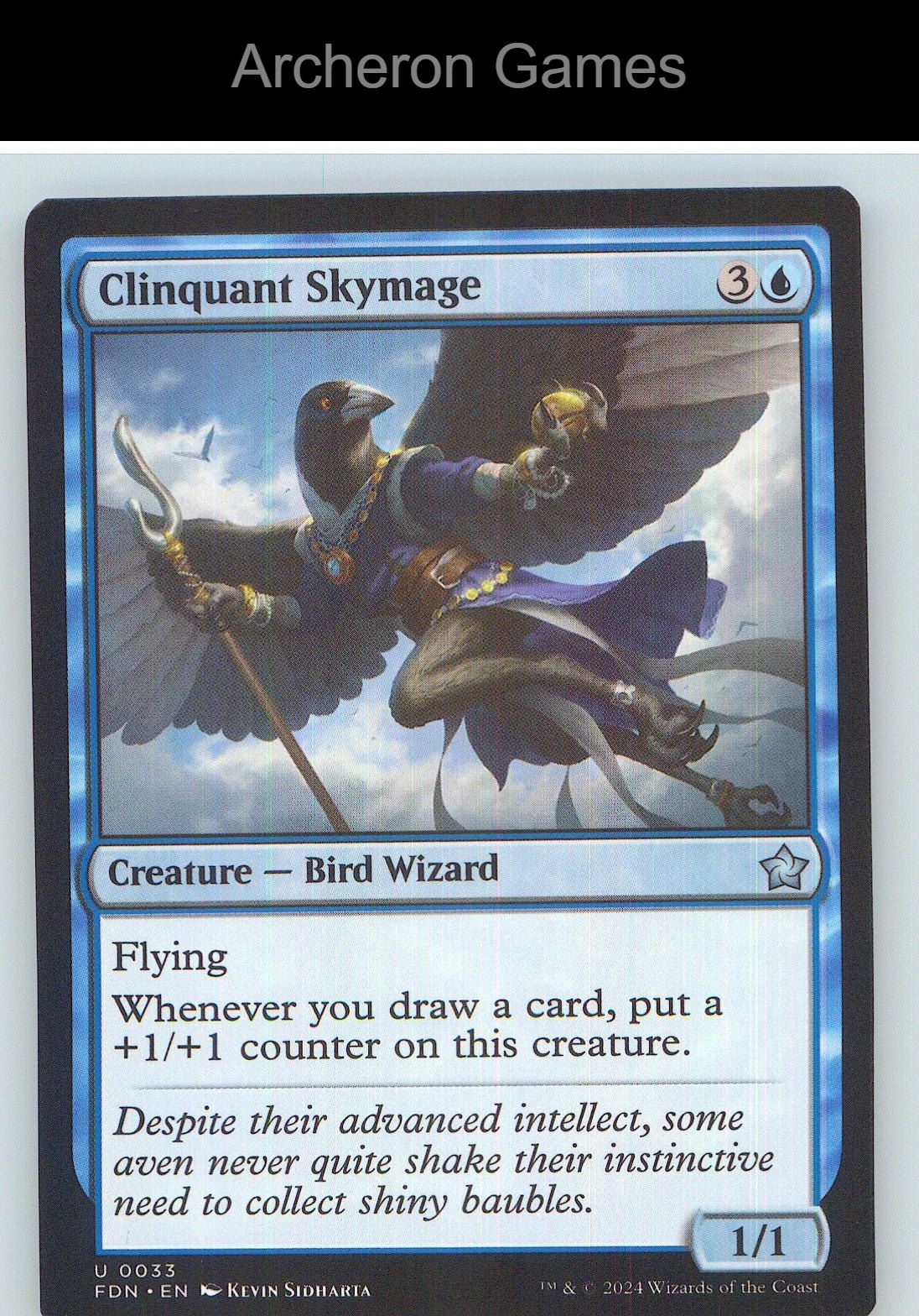 Clinquant Skymage FDN 33 UC MTG Card NM/EX+
