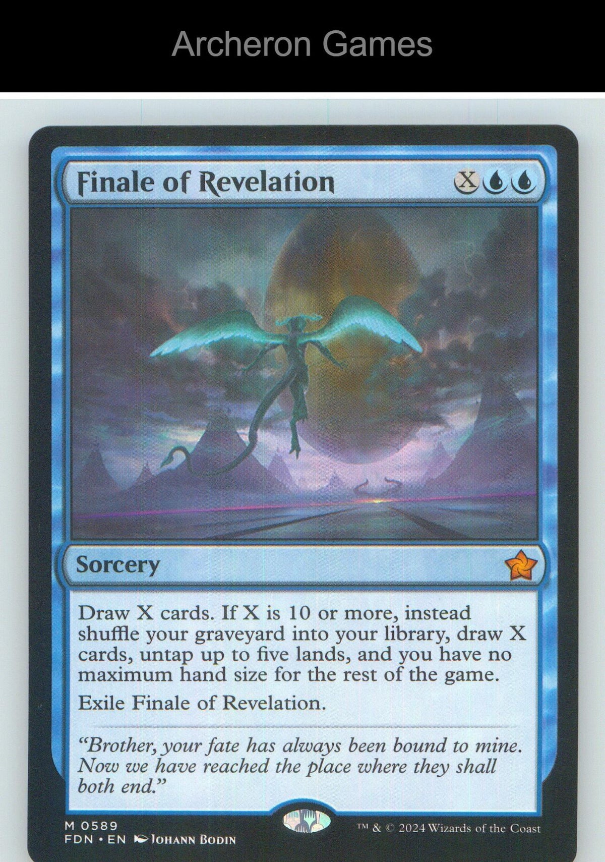 Finale of Revelation FDN 589 Mythic MTG Card NM/EX+
