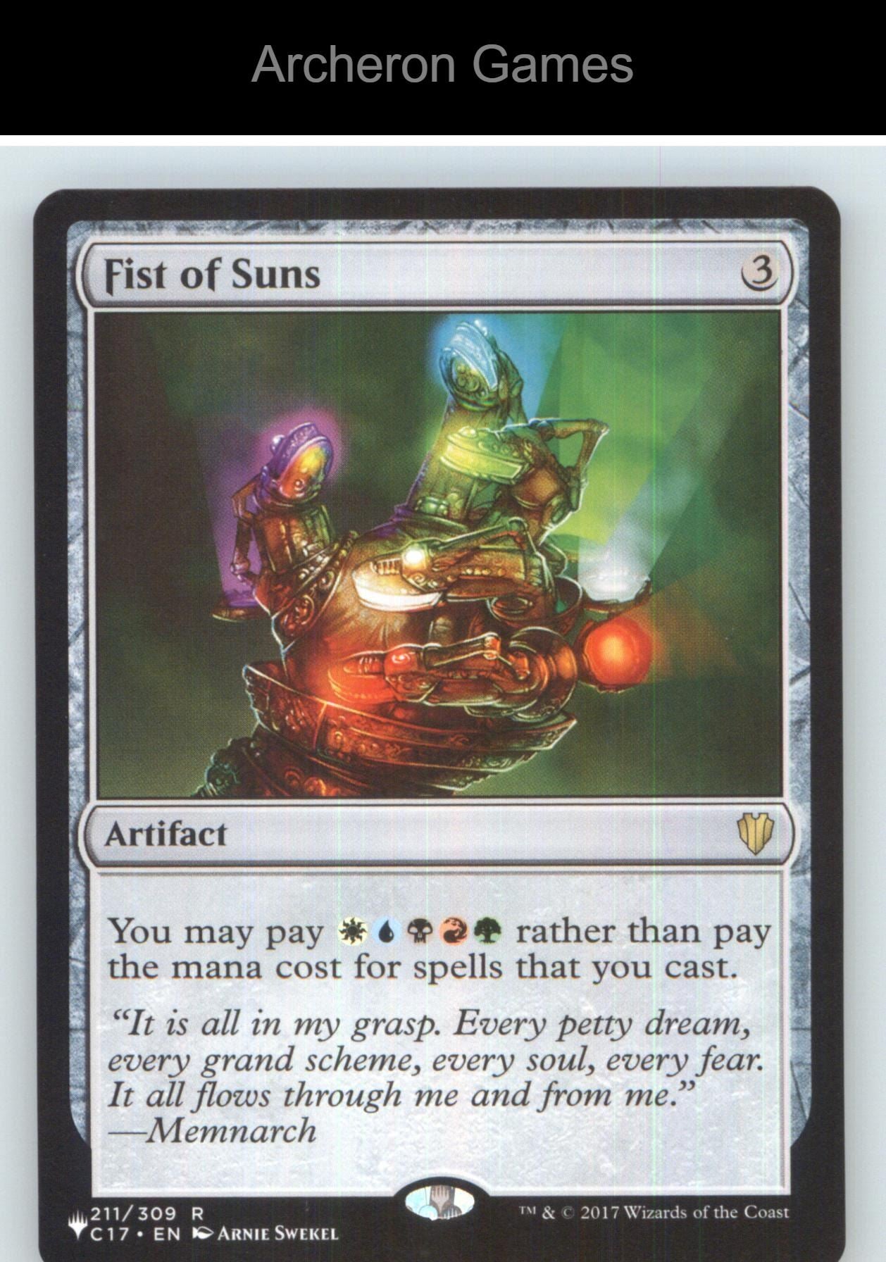 Fist of Suns C17 211 R MTG Card NM/EX+