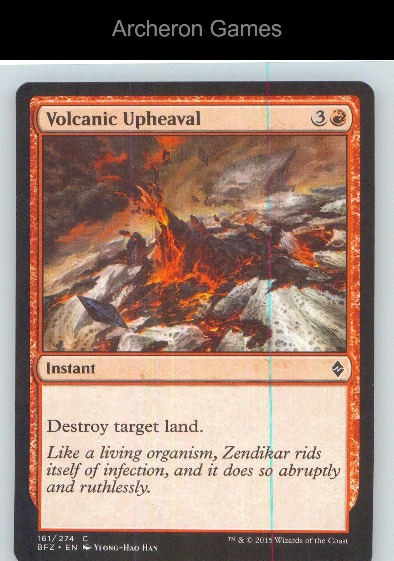 Volcanic Upheaval BFZ 161 C MTG Card NM/EX+