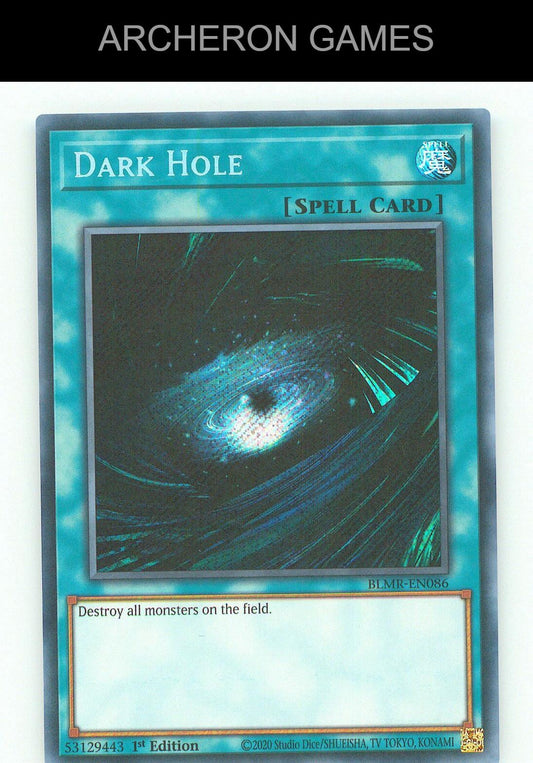 Dark Hole SEC YUGIOH Card