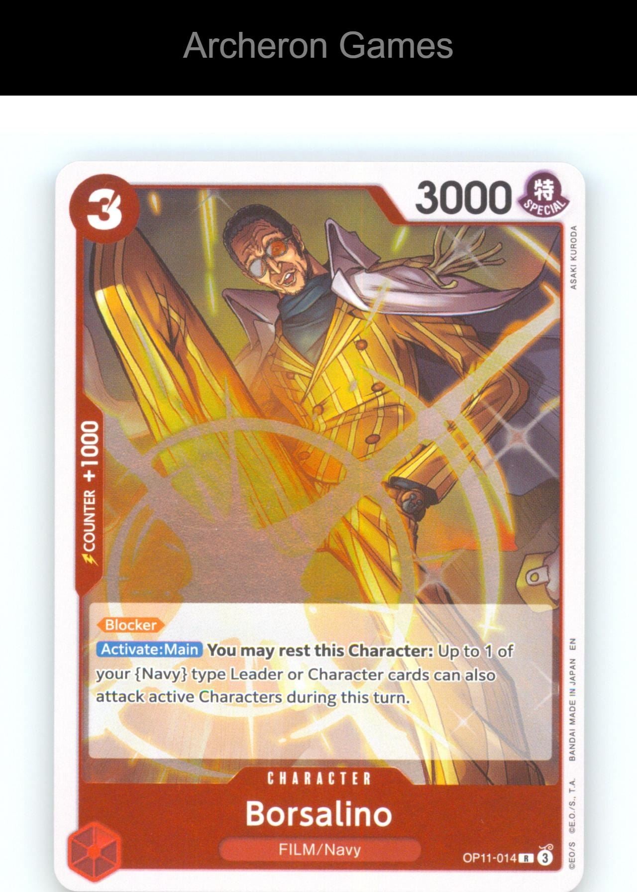 Borsalino OP11-014 R One Piece Card NM/EX+ Foil
