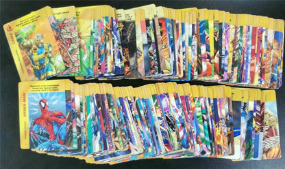 Marvel Overpower Card game Bundle lot and Rules OOP - Marvel Cards #AZ