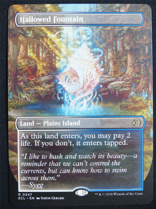 Hallowed Fountain Borderless - ECL - Mtg Card #1YD