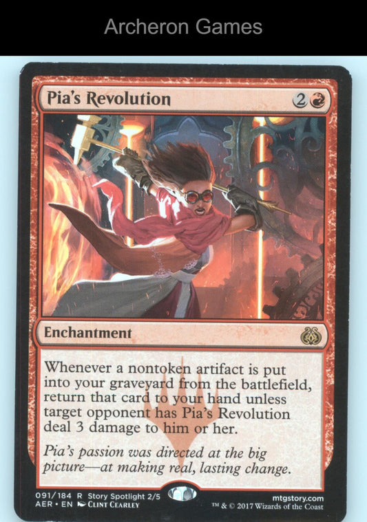 Pia's Revolution 91 R MTG Card Aether Revolt