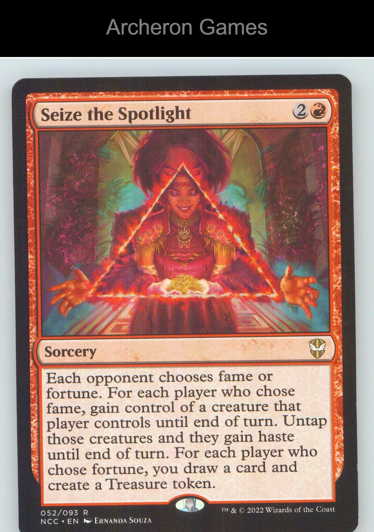 Seize the Spotlight NCC 52 R MTG Card NM/EX+