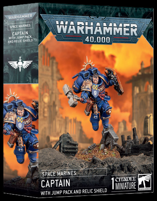 Captain (jump pack and relic shield) - Space Marines - Warhammer 40k - Available from 25/10/25