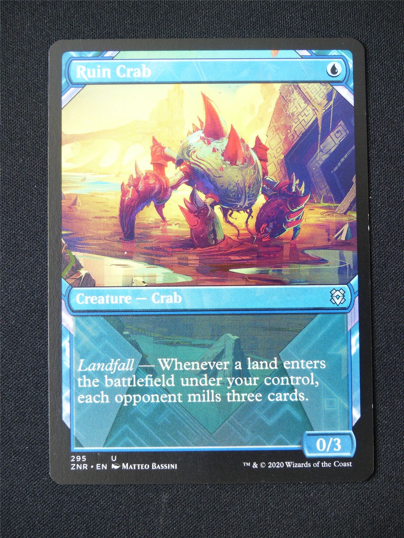 Ruin Crab Showcase - ZNR - Mtg Card #3IY