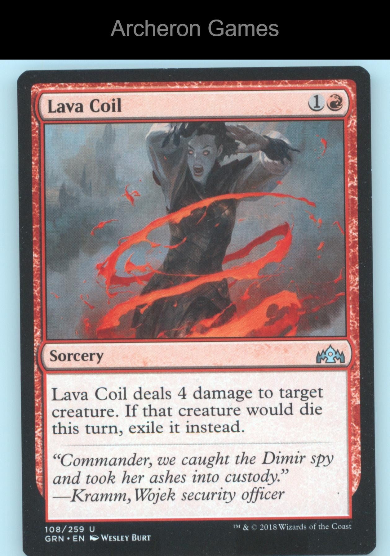 Lava Coil 108 UC MTG Card Guilds of Ravnica