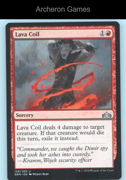 Lava Coil 108 UC MTG Card Guilds of Ravnica
