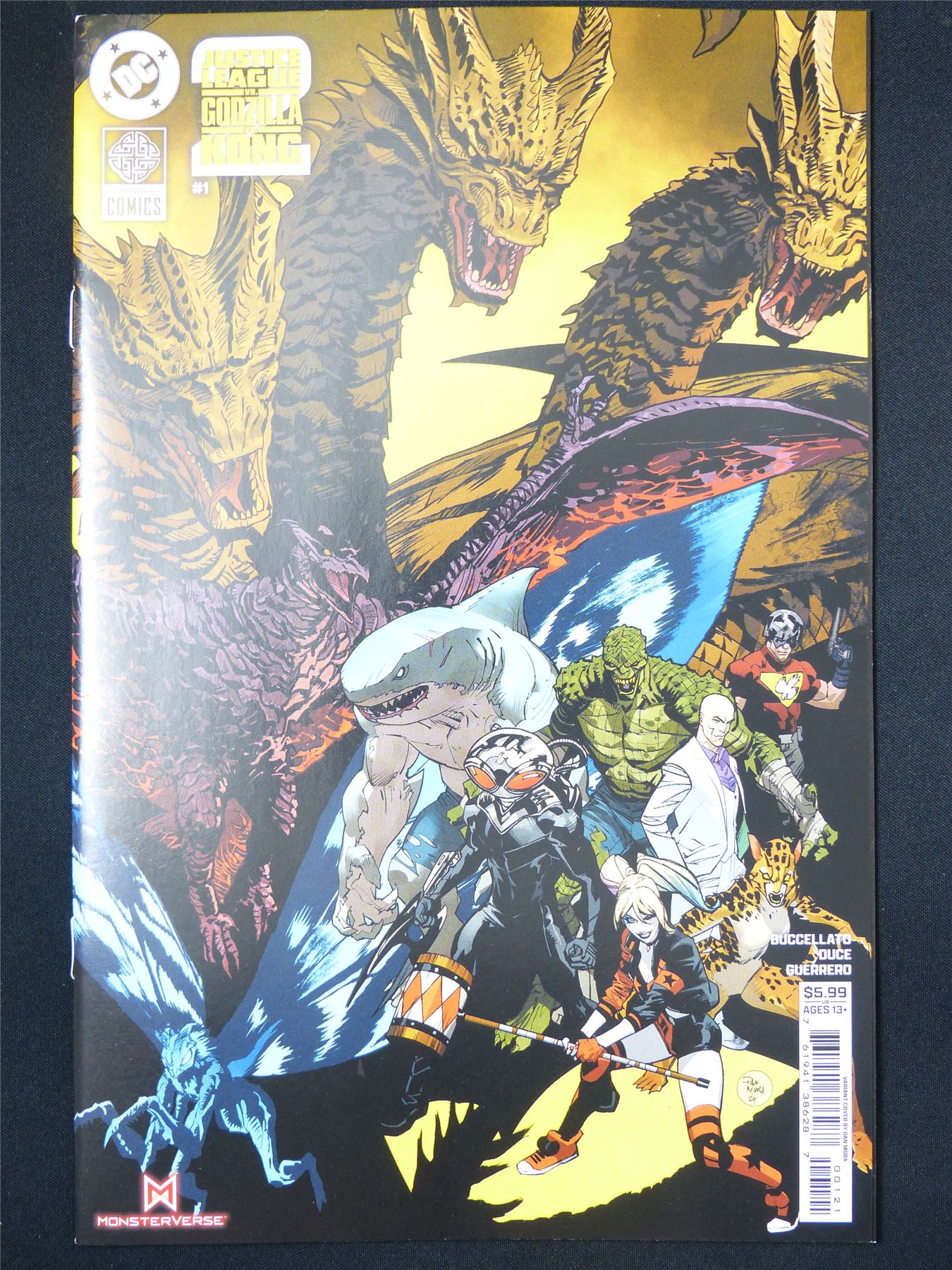 JUSTICE League vs Godzilla vs Kong 2 #1 Variant - Aug 2025 DC Comic #Y3