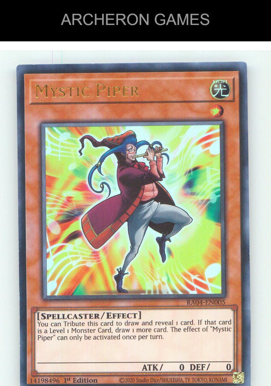 Mystic Piper (UR) UR YUGIOH Card 1st Edition