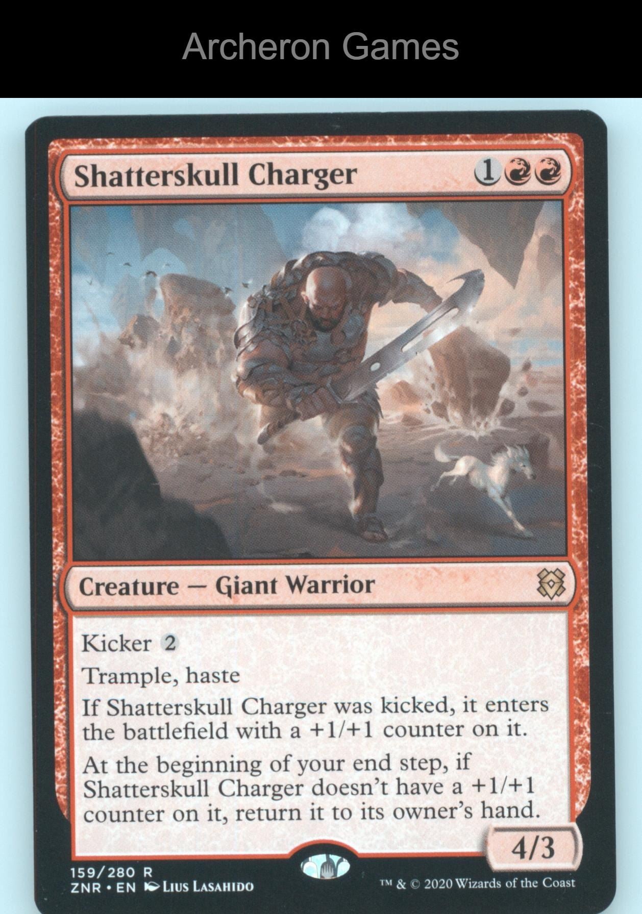 Shatterskull Charger 159 R MTG Card Zendikar Rising