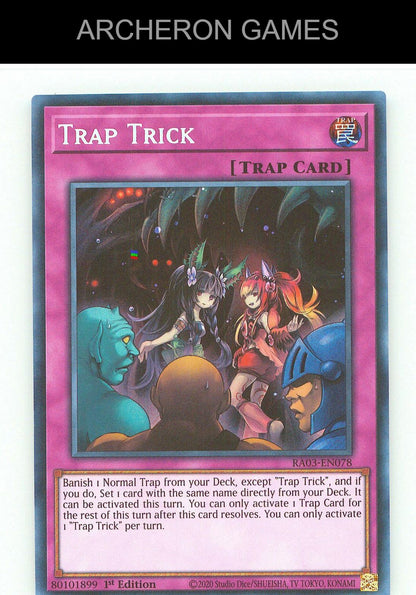 Trap Trick (Quarter Century Secret Rare) SEC YUGIOH Card