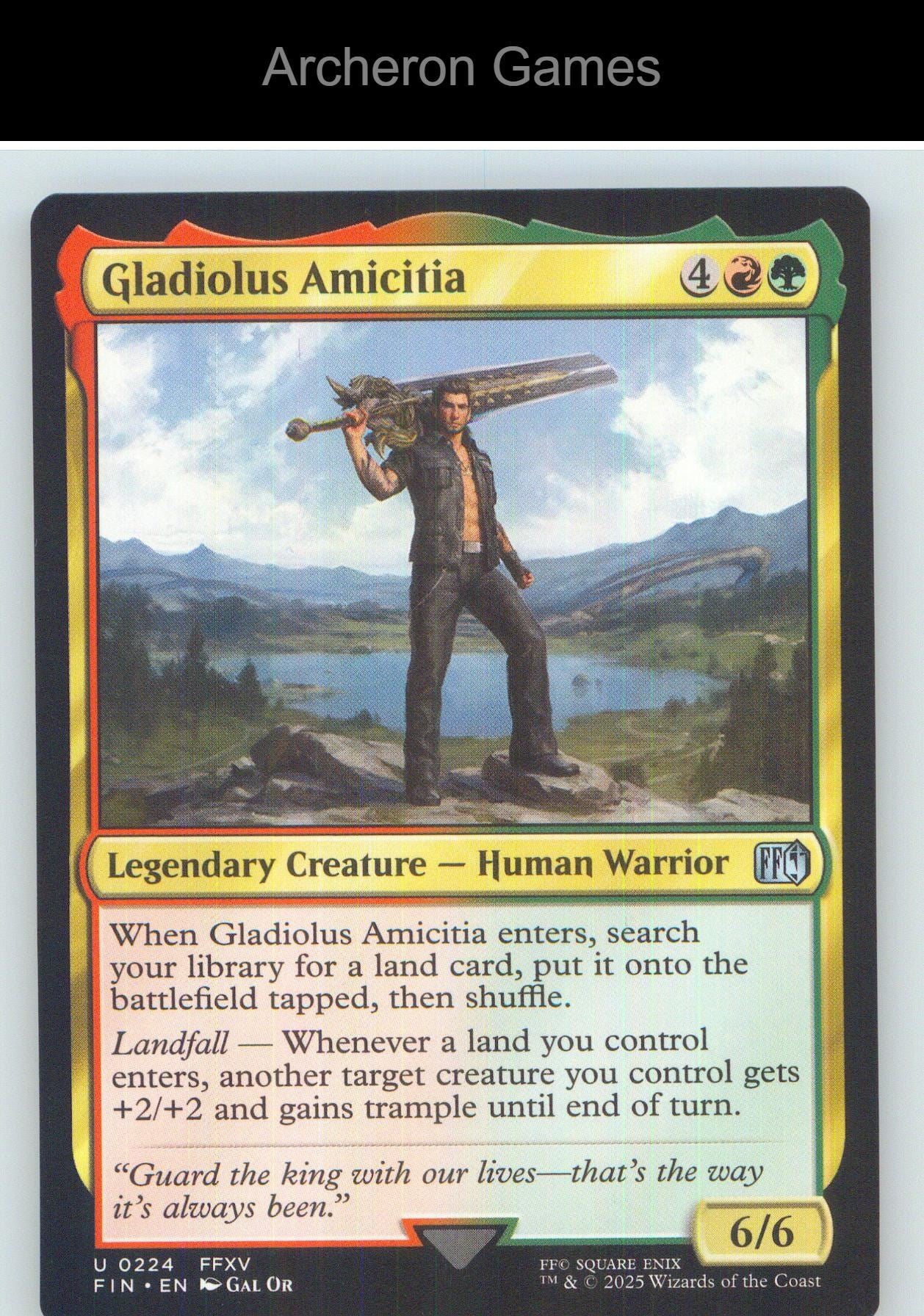 Gladiolus Amicitia FIN 224 UC MTG Card NM/EX+