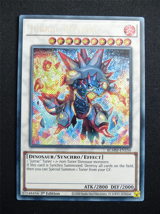 Jurrac Meteor BLMM Secret Rare - 1st ed Yugioh Card #3IC