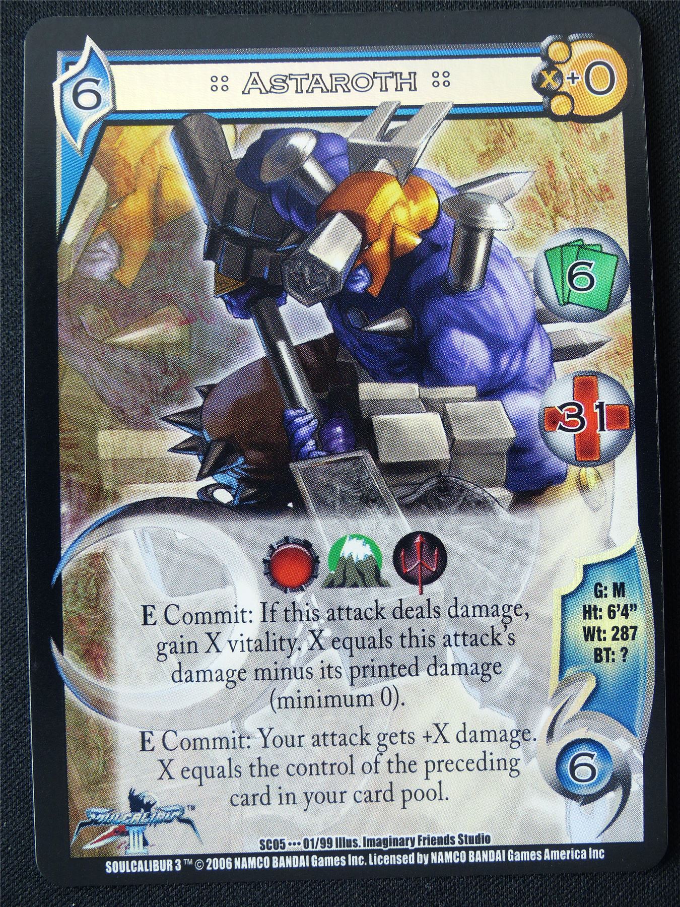 Astaroth Foil SC05 01/99 - UFS Card #2I8